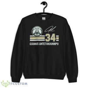 Bucks Giannis Antetokounmpo Signature Jersey Shirt 8 Bucks Giannis Antetokounmpo Signature Jersey Shirt - Unisex Crewneck Sweatshirt