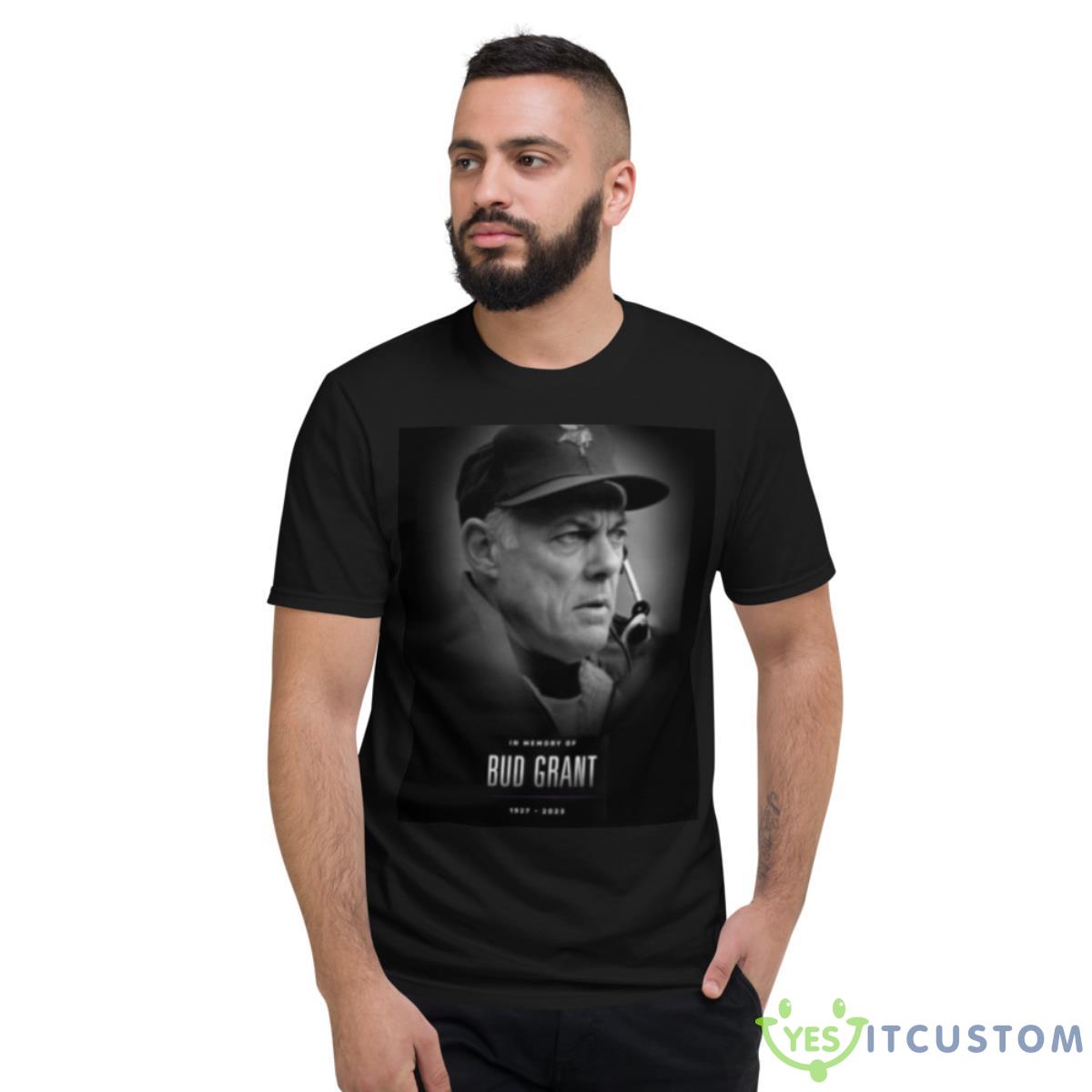 Bud Grant Rest In Peace Shirt 13 Bud Grant Rest In Peace Shirt - Short Sleeve T-Shirt