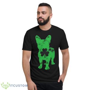 Bulldog Shamrock St. Patrick’s Day Shirt - Short Sleeve T-Shirt