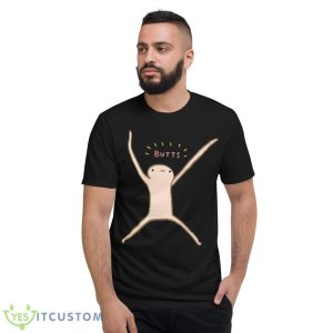 Butts Funny Design Blob Honest Blob Shirt - Short Sleeve T-Shirt