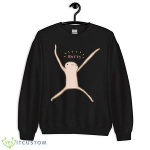 Butts Funny Design Blob Honest Blob Shirt - Unisex Crewneck Sweatshirt