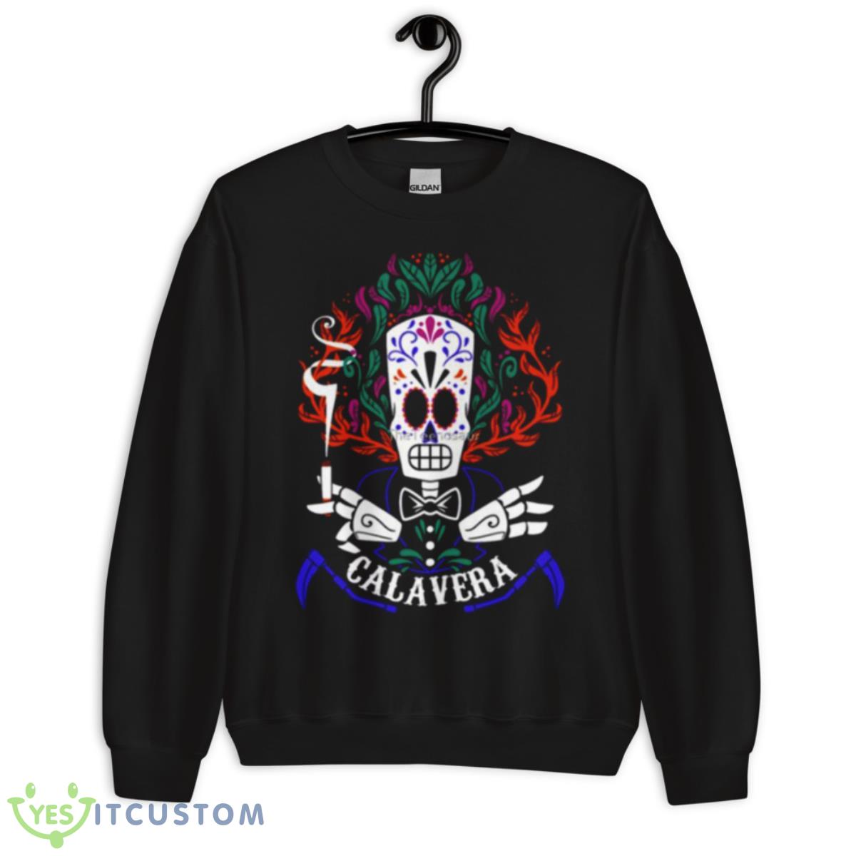 Calavera Aesthetic Design Grim Fandango Shirt 13 Calavera Aesthetic Design Grim Fandango Shirt - Unisex Crewneck Sweatshirt