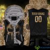 Camouflage Skull Pittsburgh Steelers American Flag NFL Personalized Hoodie 3D Product Photo 1