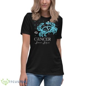 Cancer The Crab Constellation Shirt 11 Cancer The Crab Constellation Shirt - Women's Relaxed Short Sleeve Jersey Tee