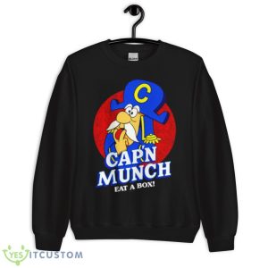 Cap’n Munch Eat A Box Shirt - Unisex Crewneck Sweatshirt