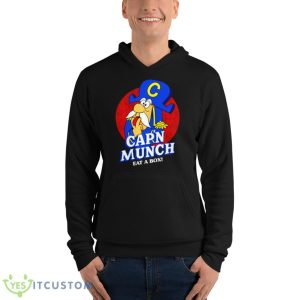 Cap’n Munch Eat A Box Shirt - Unisex Fleece Pullover Hoodie