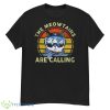 Car The Meowtains Are Calling Vintage Shirt - G500 Men’s Classic T-Shirt
