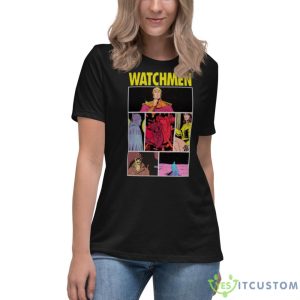 Cartoon Design Watchmen Shirt - Women's Relaxed Short Sleeve Jersey Tee