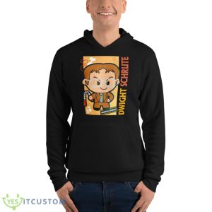 Cartoon Dwight Schrute Shirt - Unisex Fleece Pullover Hoodie