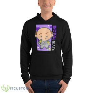 Cartoon Kevin Malone Shirt - Unisex Fleece Pullover Hoodie