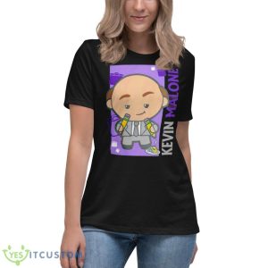 Cartoon Kevin Malone Shirt - Women's Relaxed Short Sleeve Jersey Tee