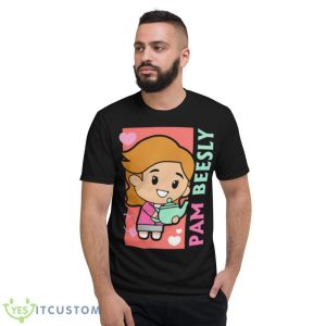 Cartoon Pam Beesly Shirt - Short Sleeve T-Shirt