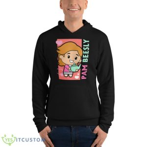 Cartoon Pam Beesly Shirt - Unisex Fleece Pullover Hoodie