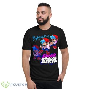 Cartoon Style Friday Night Funkin’ Boyfriend Shirt - Short Sleeve T-Shirt