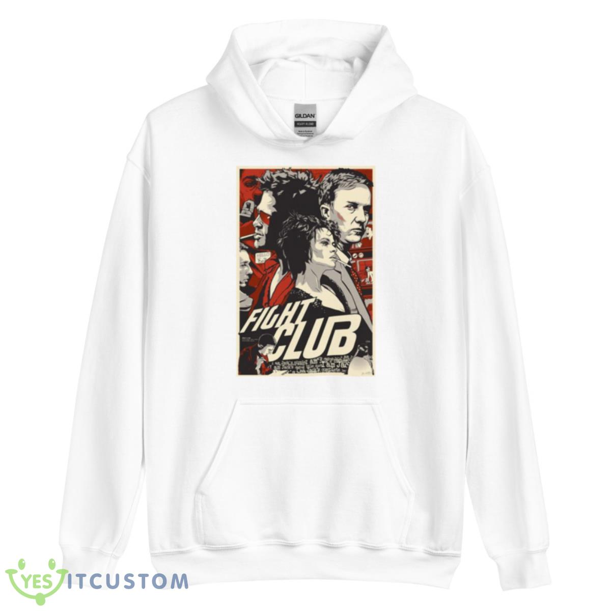 Cartoon Verson Of Fight Club Shirt 3 Cartoon Verson Of Fight Club Shirt - Unisex Heavy Blend Hooded Sweatshirt