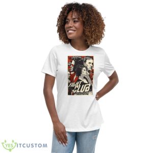 Cartoon Verson Of Fight Club Shirt 9 Cartoon Verson Of Fight Club Shirt - Women's Relaxed Short Sleeve Jersey Tee