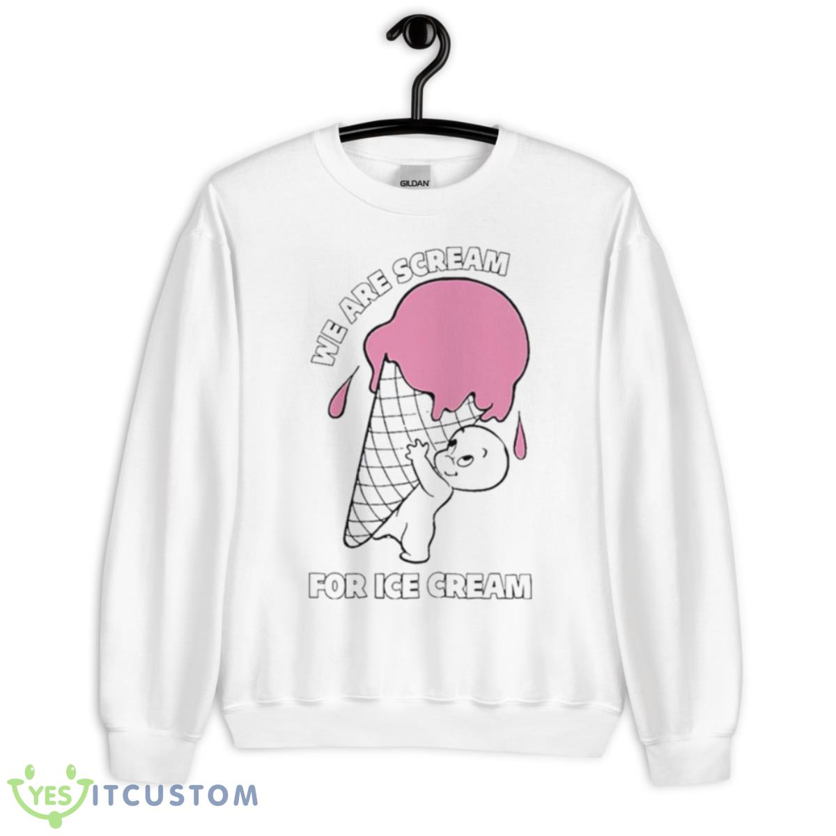 Casper We Are Scream For Ice Cream Shirt 2 Casper We Are Scream For Ice Cream Shirt - Unisex Heavy Blend Crewneck Sweatshirt