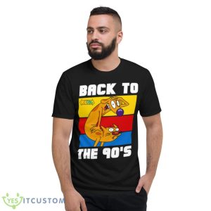 Catdog Retro Colors Movie Funny Shirt - Short Sleeve T-Shirt