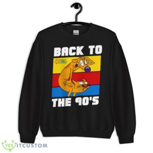 Catdog Retro Colors Movie Funny Shirt - Unisex Crewneck Sweatshirt