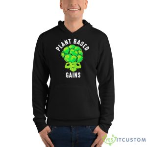 Cauliflower Plant Based Gains Shirt - Unisex Fleece Pullover Hoodie
