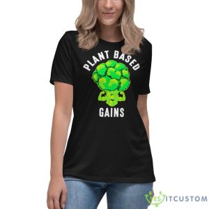 Cauliflower Plant Based Gains Shirt - Women's Relaxed Short Sleeve Jersey Tee