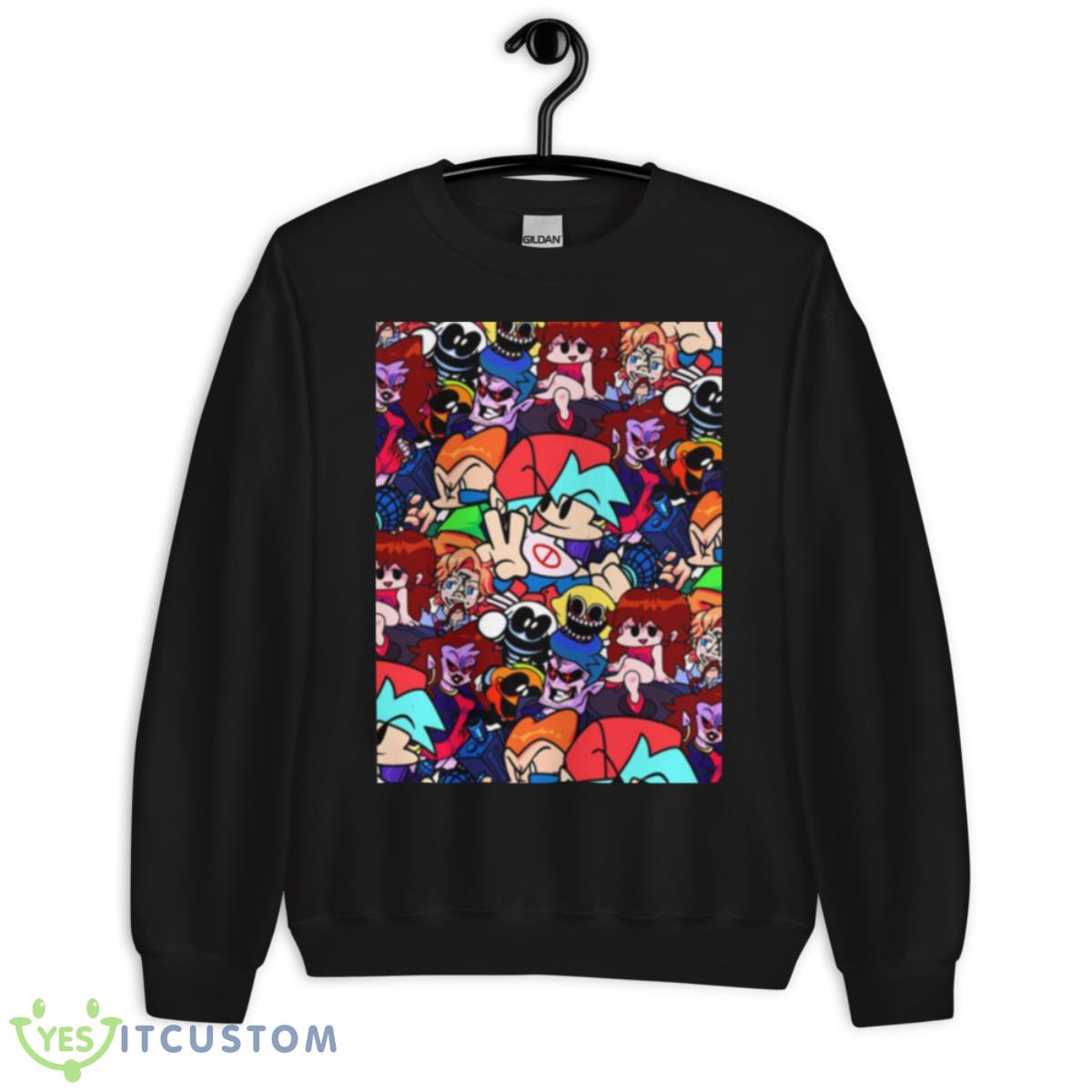 Characters Of Friday Night Funkin Collage Shirt 3 Characters Of Friday Night Funkin Collage Shirt - Unisex Crewneck Sweatshirt