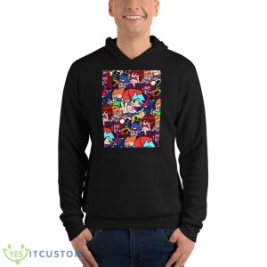 Characters Of Friday Night Funkin Collage Shirt 9 Characters Of Friday Night Funkin Collage Shirt - Unisex Fleece Pullover Hoodie