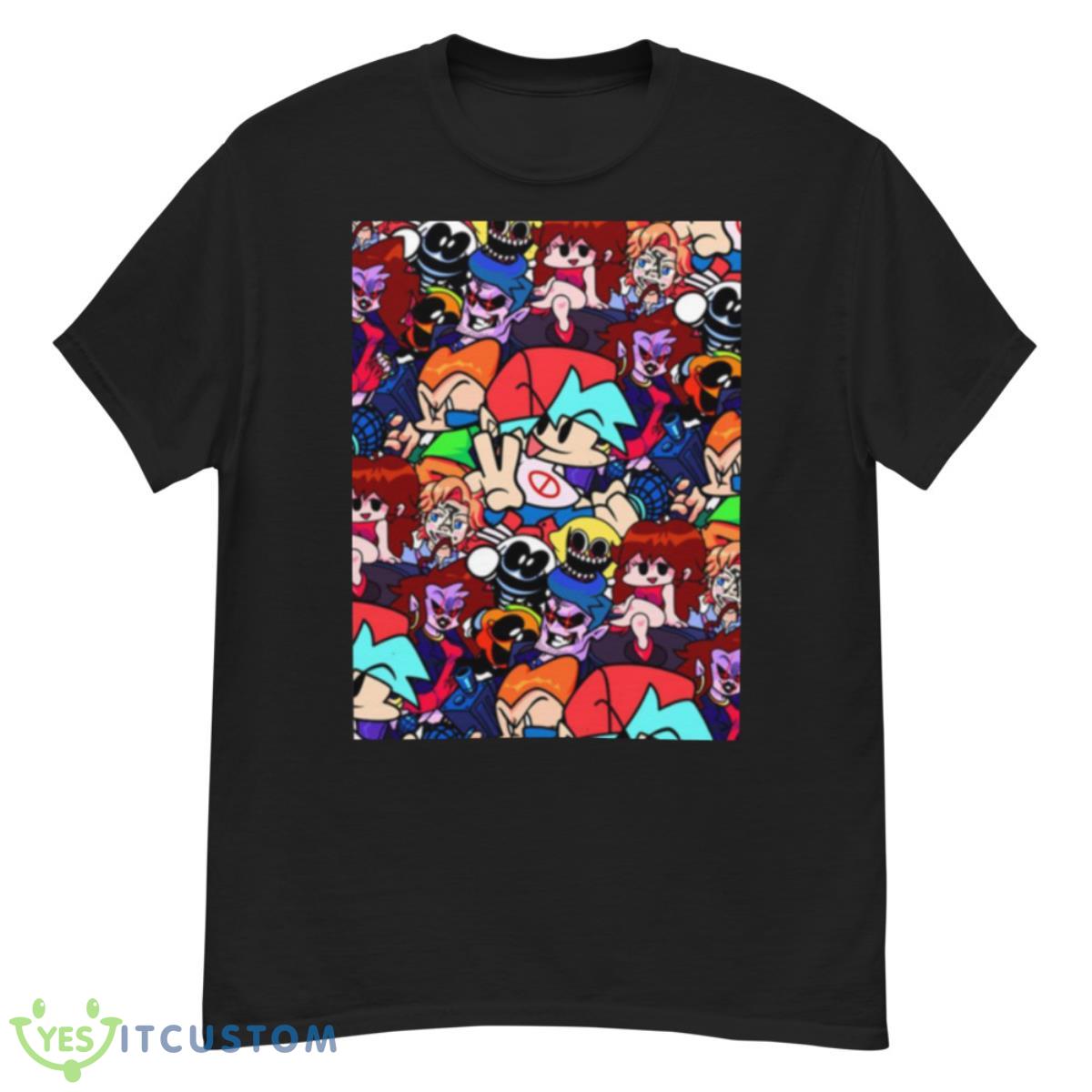 Characters Of Friday Night Funkin Collage Shirt 12 Characters Of Friday Night Funkin Collage Shirt - G500 Men’s Classic T-Shirt