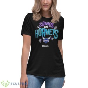 Charlotte Hornets Noches Ene Be A Shirt 11 Charlotte Hornets Noches Ene Be A Shirt - Women's Relaxed Short Sleeve Jersey Tee