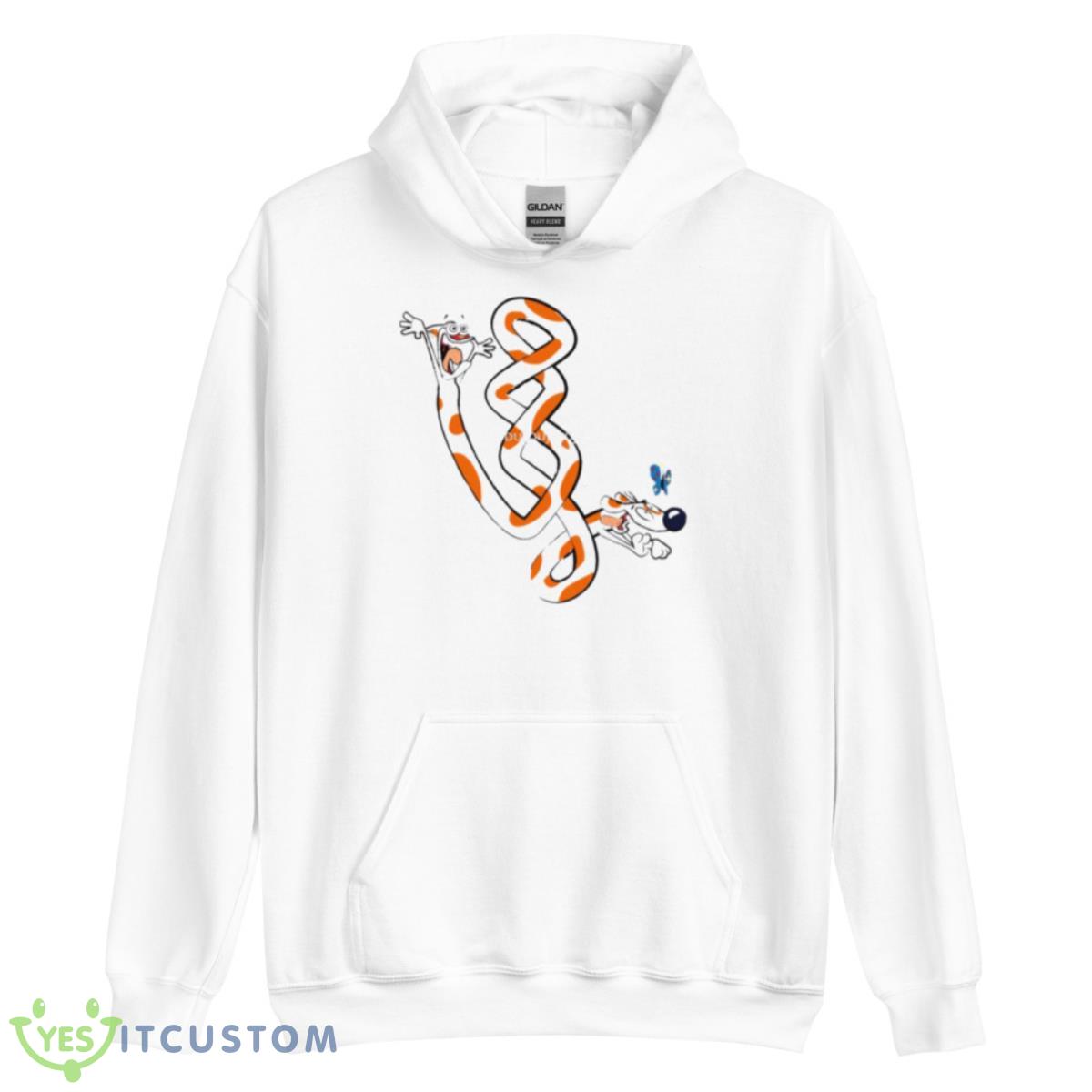 Chasing The Buttfly Catdog Shirt 3 Chasing The Buttfly Catdog Shirt - Unisex Heavy Blend Hooded Sweatshirt