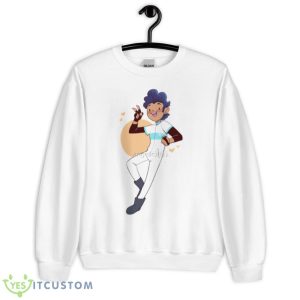 Chibi Five Say Hi Glitch Techs Shirt - Unisex Heavy Blend Crewneck Sweatshirt