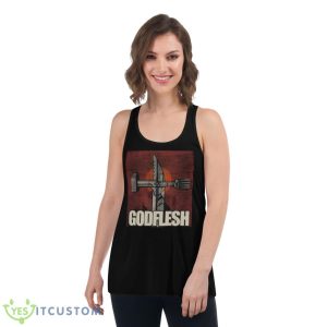 Christbait Rising Godflesh 90s Band Shirt - Women's Flowy Racerback Tank