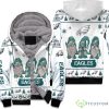 Christmas Gnomes Philadelphia Eagles Ugly Christmas Hoodie 3D Product Photo 1