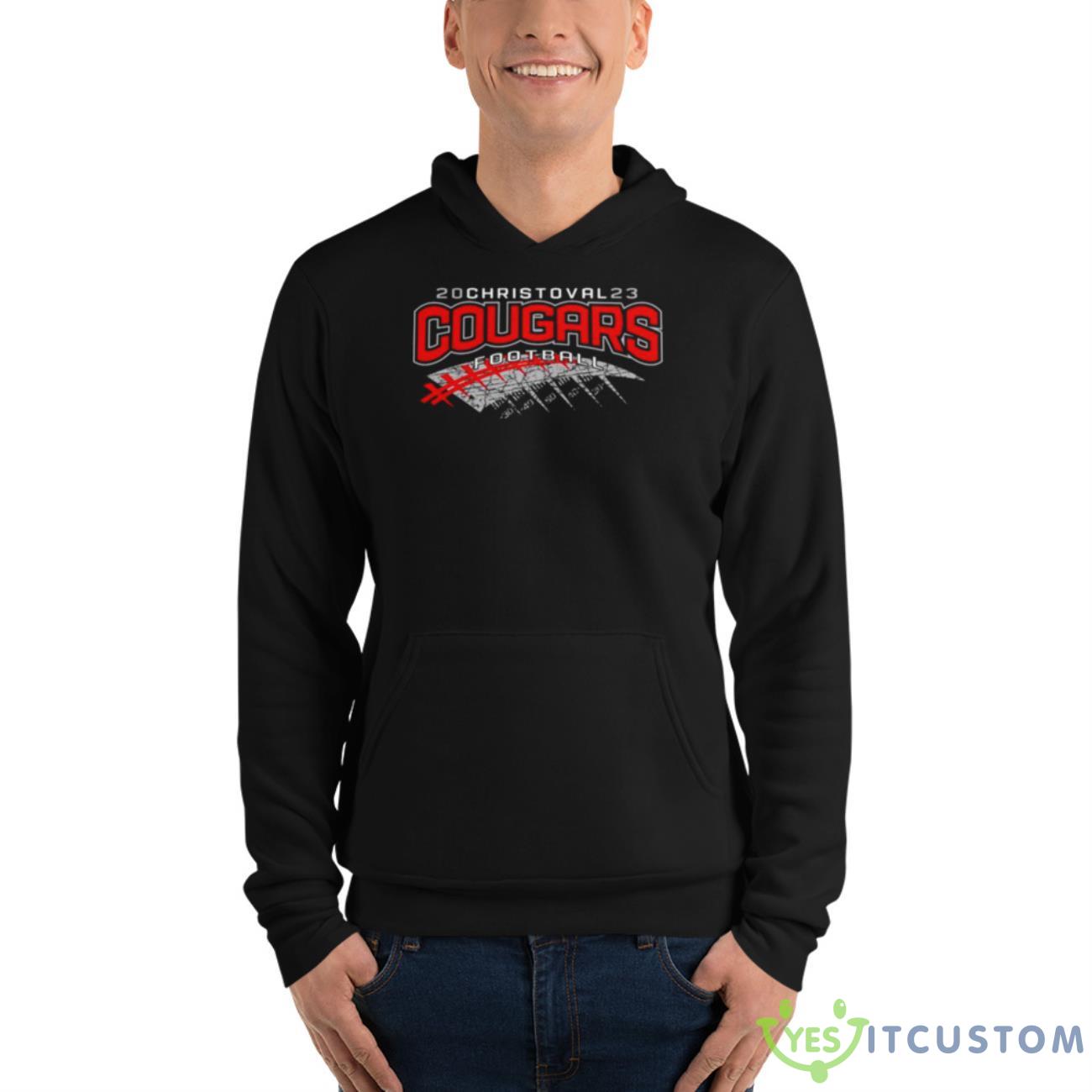 Christoval Cougars Football Logo 2023 Shirt 4 Christoval Cougars Football Logo 2023 Shirt - Unisex Fleece Pullover Hoodie