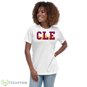Cle Skyline Cavs Cleveland Cavaliers Shirt - Women's Relaxed Short Sleeve Jersey Tee