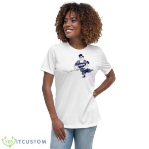 Cleveland Barons Hockey Mascot Shirt 9 Cleveland Barons Hockey Mascot Shirt - Women's Relaxed Short Sleeve Jersey Tee