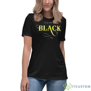 Clint Black Best Favorite Logo Graphic Shirt 11 Clint Black Best Favorite Logo Graphic Shirt - Women's Relaxed Short Sleeve Jersey Tee