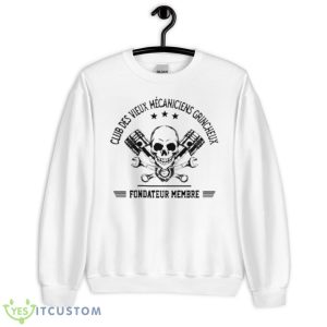 Club Des Vieux Mecaniciens Grincheux Fondateur Member Shirt - Unisex Heavy Blend Crewneck Sweatshirt