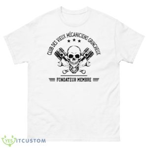 Club Des Vieux Mecaniciens Grincheux Fondateur Member Shirt - 500 Men’s Classic Tee Gildan
