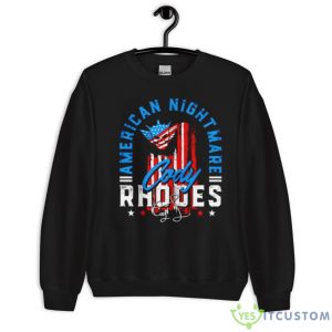 Cody Rhodes American Nightmare USA Flag Signature Shirt - Unisex Crewneck Sweatshirt