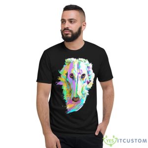 Colored Borzoi Dog Shirt - Short Sleeve T-Shirt
