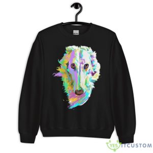Colored Borzoi Dog Shirt 8 Colored Borzoi Dog Shirt - Unisex Crewneck Sweatshirt