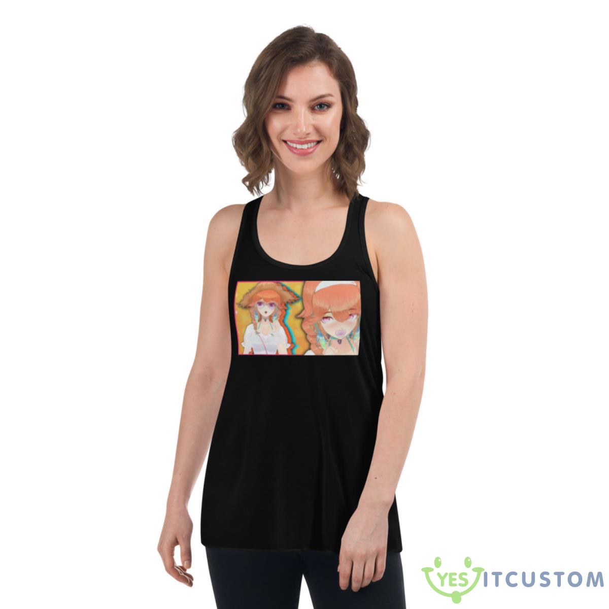 Colored Design Hololive Takanashi Kiara Shirt 5 Colored Design Hololive Takanashi Kiara Shirt - Women's Flowy Racerback Tank