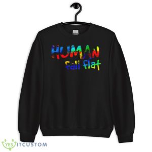 Colored Logo Human Fall Flat Shirt - Unisex Crewneck Sweatshirt