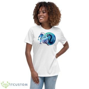 Colored Symbol Zodiac Sign Leo Shirt - Women's Relaxed Short Sleeve Jersey Tee