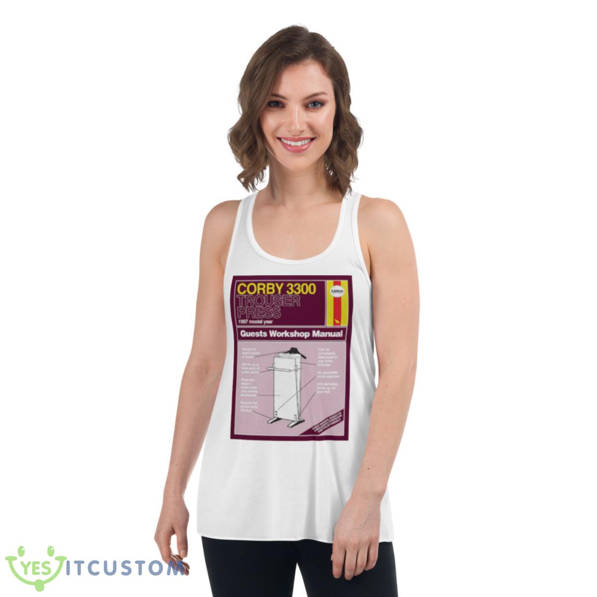 Corby 3300 Trouser Press Shirt 4 Corby 3300 Trouser Press Shirt - Women's Flowy Racerback Tank