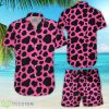 Cow Print Black And Hot Pink Cow Print Hawaii Shirt Summer Holiday Gift Ideas Product Photo 1