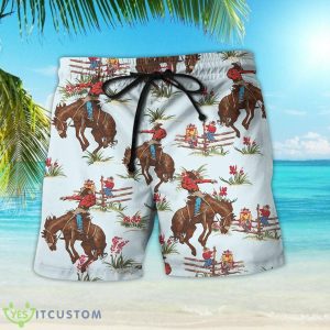 Cowboy Awesome Cowboy Ridding Horse Hawaii Shirt Summer Gift For Men EOo Product Photo 2
