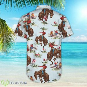 Cowboy Awesome Cowboy Ridding Horse Hawaii Shirt Summer Gift For Men EOo Product Photo 5