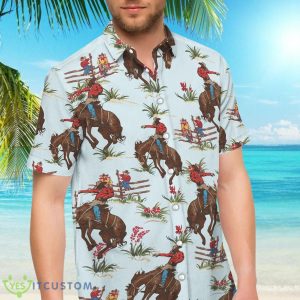 Cowboy Awesome Cowboy Ridding Horse Hawaii Shirt Summer Gift For Men EOo Product Photo 6
